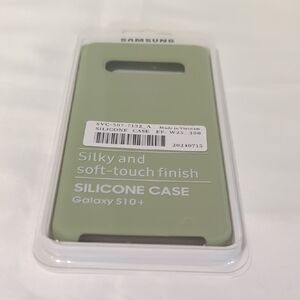 Samsung Galaxy S10+ Soft Silicone Case - Olive